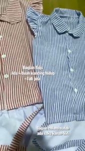 Setelan Anak Perempuan Motif Garis & Salur: Kualitas Tinggi & Desain Menarik