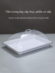 Khay Đựng Thức Ăn Trưa Hình Chữ Nhật Bằng Melamine Có Nắp Khay Đựng Thức Ăn Chín Được Bảo Quản Tươi Mát Khay Đựng Thức Ăn Nhanh Phục Vụ Ngoài Trời