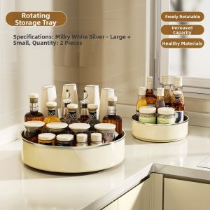 BAOJIAWANG | Rotating Multi-functional Kitchen Organizing Tray for Seasonings