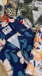 Áo đi biển nhóm gia đình MISFIT loại áo sơ mi nam ngắn tay in 3d du lịch vải lụa mềm mặc thoải mái không nhăn HOATIET