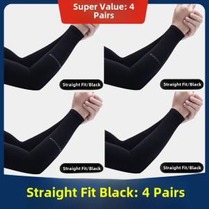 Ice Silk Arm Covers UV Protection Lightweight Mens Womens Driving Summer Sports Outdoor Sleeve Guards Thin Model