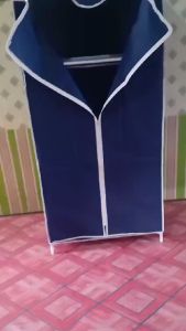 Lemari Pakaian Serbaguna Motif Horizontal Lemari Pakaian Dan Dewasa Lemari Kain Portable RSH