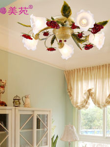 MEIYUAN | Romantic Mediterranean Iron Art Rustic Chandelier