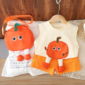 Bộ Đồ Mùa Hè Cho Bé Trai Áo Vest Không Tay Quần Short Mỏng Bộ Đồ Trẻ Em Phong Cách Hàn Quốc Áo Vest Mùa Hè Cho Bé Trai