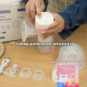 【Send 30 storage bags】Electric Breast Pump Hands-free Painless Wearable Breast Pump Wireless Breast Pump 2-in-1 Breastfeeding Device