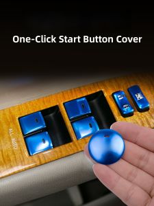 Toyota Estima Acr50 Glass Elevator Button Sticker Previa One Touch Start Decoration Patch Aluminum Car Interior Decoration