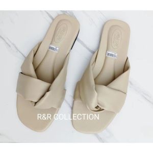 R&R sandal teplek wanita kekinian#sandal flat#casual