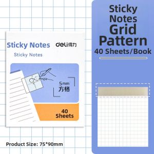 deli | Transparent Foldable Sticky Notes for Students