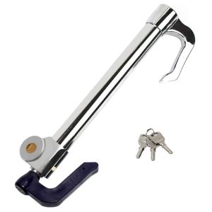 Universal Car Steering Wheel Lock Anti-theft Pedal Lock Retractable Double Hook Clutch Pedal Wheel Clutch Brake Lock