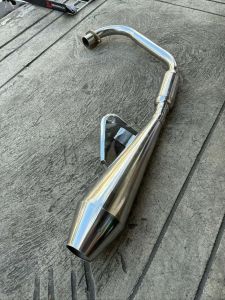 V5 BULLET PIPE FOR TMX 125/155 RUSI 125/150/175SKYGO 125/150MOTORSTAR X 125/150 EURO 125/150 WITH RESONATOR and SILENCER