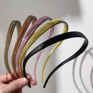 Plastic Wide Headbands Colourful Hairbands Non-Slip Toothed Headbands Adults resin Hair Hoop Female Hair Accessories Headwear