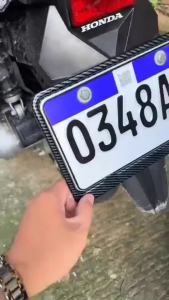 Universal Motorcycle License Plate Frame Waterproof Rustproof Rustproof Frame
