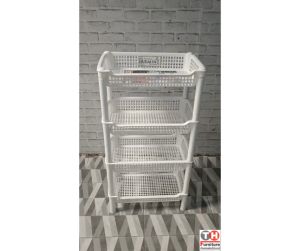 ชั้นวางของ 4 ชั้นพลาสติก