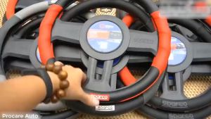 Bọc Vô Lăng Ô Tô Sparco F1 Ốp Vỏ Bọc Vô Lăng Ô Tô Da Chính Hãng Cao Cấp Đường Kính 38cm Phù Hợp Mọi Dòng Xe 4 5 7 Chỗ Vuadienmay