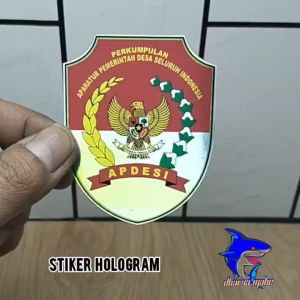 APDESI STIKER APDESI PERKUMPULAN APARATUR PEMERINTAH DESA SELURUH INDONESIA STIKER HOLOGRAM STIKER MOTOR STIKER MOBIL