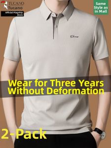 TUCANO | Icy Silk Short Sleeve Leisure Polo Shirt Men