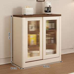 Modern Minimalist round Corner Sliding Door Dining Sideboard Wall Mounted Living Room Storage Cabinet Tea Water Cabinet Organizer