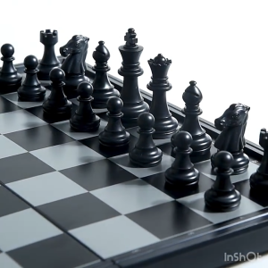 SKISOPGO Folding Magnetic Travel Board Chess Set For Kids Or Family Adult Chess Board Game / Set Papan Catur Boleh Lipat Magnetik