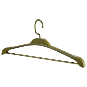 Wide Shoulder Aluminum Alloy Clothes Hanger Home Use Coat Drying Non-Slip Adult Seamless Luxury Coat Outerwear Clothes Hanger