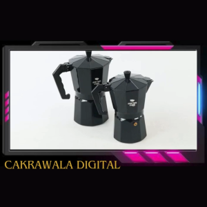 PROMO One Two Cups Moka Pot Espresso Coffee Maker Stovetop - MX001
