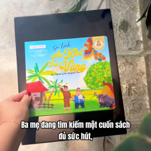 SÁCH CỔ TÍCH AR (Song Ngữ): SỰ TÍCH ĂN KHẾ TRẢ VÀNG - WeCoAp