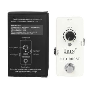 IRIN | IRIN RS-14 Flex Boost Guitar Effect Pedal Stimulus Effects Flex Boost True Bypass Pedals Electric Guitar Accessories