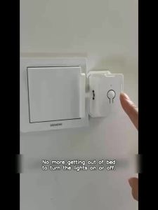 Intelligent Wireless Control Light Switch off Tool USB Rechargeable Automatic Button Pusher Lazy Remote Control for Home Automat