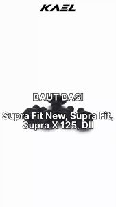 Baut Dasi Honda Supra Fit New & Supra Fit & Supra X 125 & Karisma DLL 5x12 M5x12 Baud