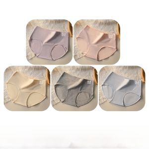 MiiOW | กางเกงชั้นในผ้าฝ้ายแท้สำหรับผู้หญิง MiiOW Pure Cotton 2025 ทรงสามเหลี่ยม ผ้าฝ้ายบริสุทธิ์ ระบายอากาศได้ดี กางเกงขาสั้นเอวกลาง ดูดซับความชื้น