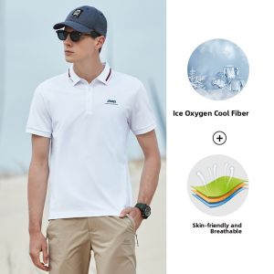 Jeep | Authentic Jeep Short Sleeve Polo Shirt Casual Workwear Top Quality Nylon Material Spring Autumn Summer Seasons Mens Clothing