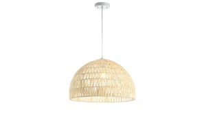 Pendant Light Vintage Farmhouse Rattan Chandelier Dining Room Drop Light for Kitchen living room
