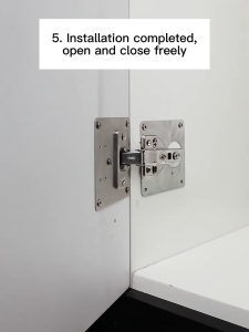 Durable Stainless Steel Hinge Repair Plate for Kitchen & Furniture Cabinets - Includes Screws