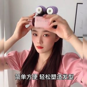 HF Korean Oversized Self-adhesive Curling Iron: Non-harmful Hair Curling & DIY Large Hair Roller