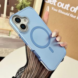szhaiyu | Luxury Magnetic For Magsafe Wireless Matte Phone Case For iPhone 18 17 16 15 14 13 Pro Max Shockproof Protect Back Cover Fundas