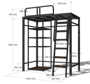 Loft bed customize with shelf /helper room bed /mattress/wardrobe/shelf customize/sliding door customize Singapore