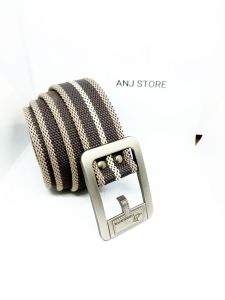 Ikat pinggang Katun Tebal Pria wanita Sabuk kanvas premium kepala kuku elegant