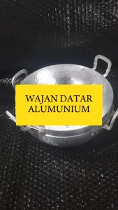 Wajan Datar 25 CM Alumunium Tempa Anti Lengket Mudah Dibersihkan