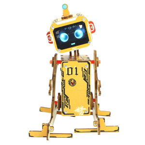 DIY Electric Voice Controlled Robot DIY Science Experiment Kit & Education Model Toy For Children Gift Toy Project