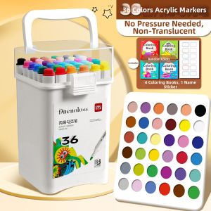 deli | Non-see-through Washable Childrens Markers 36 Colors