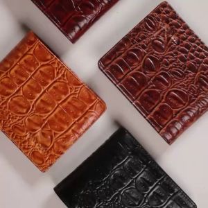 [VALQO] JOTA Dompet Kulit Sapi Motif Buaya Cowok Pria Laki Kartu