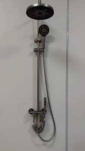 SRUE New Korean style  shower set for bathroom Stainless hot and cold shower complete set shower set with faucet