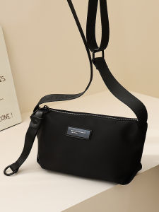 Casual Oxford Cloth Shoulder Bag Womens Lazy Style Wide Strap Artistic Leisure Small Crossbody Bag Fashionable Tote Handbag