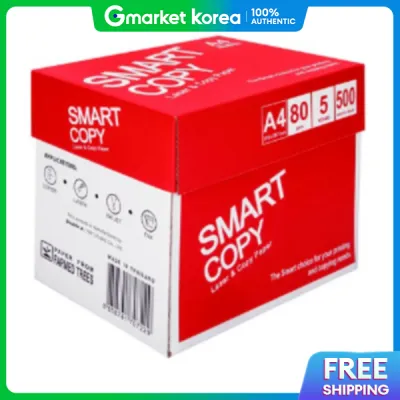 Double A | Giấy photocopy A4 Double A Smart Copy 80g 1 thùng 2500 tờ giấy văn phòng in ấn