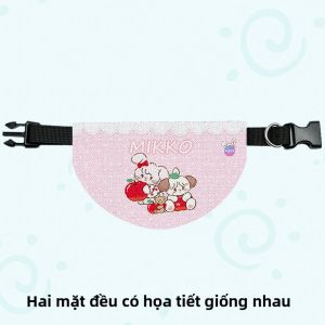 HanWei | Khăn Thấm Dãi Cho Thú Cưng Hình Cartoon Phù Hợp Với Mèo Và Chó