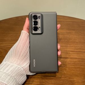 Applicable Honor Magicv2 Phone Case New Arrival Frosted Transparent Magicvs2 Foldable Screen Minimalist All-Inclusive Drop-Resistant Protective Case Stylish Men and Women 5G Case Vs Ultra-Thin Bare Phone Feel