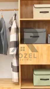 ROZEL Tempat Penyimpanan 2in1 Serbaguna Box Penyimpan Pakaian Serbaguna Storage Box Organizer Baju Kotak Mainan Anak Portable