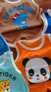 Combo 3 Bộ Quần Áo Ba Lổ Cho Bé Trai Chất Liệu Cotton Thun Co Giãn Thoáng Mát Mùa Hè Cho Bé Từ 5-18kg