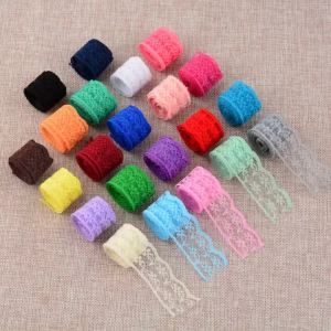 21mm Woven Cotton Lace Unilateral Handicrafts Embroidered Net Trim DIY Sewing Curtain Craft Decoration Cotton Trim Lace Ribbon