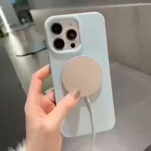 NEW SILKY MAGSAFE compatible for Samsung A06 A16 A15 S24 S25 Ultra softcase liquid magsafe