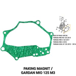 Paking Magnit / Gardan Mio M3 - Packing Gasket Magnet Dalam Kanan Gearbox Gigi Rasio Transmisi CVT Yamaha Mio 125 Mio S Mio Z Soul GT 125